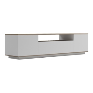 Έπιπλο TV Winey Λευκό 180x44.5x44.5 cm - Img 3