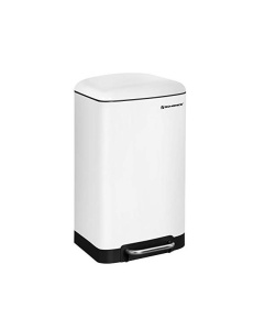 Κάδος ανακύκλωσης, Songmics, 30L, LTB01W, Soft Close, Λευκό