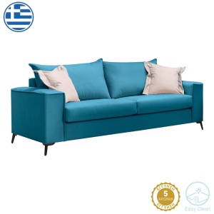 Καναπές 3 θέσεων Verona 3 Pako World Μπλε 225x93x100 cm