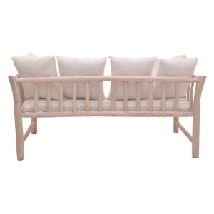 Καναπές κήπου 2 θέσεων Dranjere Boho Pako World Natural 167x80x71 cm - Img 3