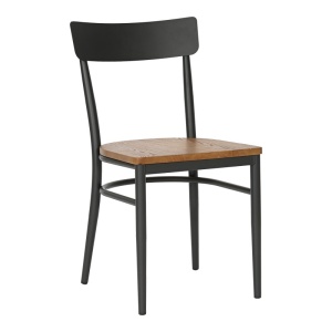 Καρέκλα Zerca σκούρο γκρι 49x44x82 cm