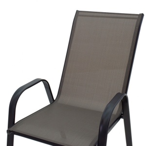 Καρέκλα κήπου chair Μαύρο - Γκρι - Img 5