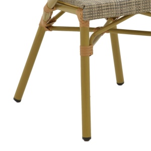 Καρέκλα κήπου Isaia Γκρι 57x57x83 cm - Img 6
