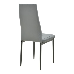 Καρέκλα Parker Γκρι 39.5x48x95 cm - Img 2