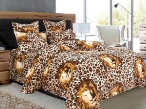 Κλινοσκεπάσματα με Λάστιχο 180x200 cm, Lion 6 Τεμάχια (Cocolino)