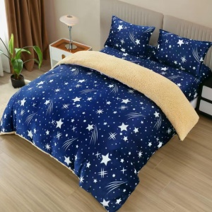 Κλινοσκεπάσματα με Λάστιχο 180x200 Space Fly, 4 Τεμάχια, cu Blanita (Cocolino)