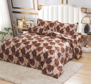 Κλινοσκεπάσματα Brown Leaf cocolino με λάστιχο 180x200 (Cocolino)
