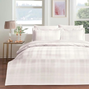Κλινοσκεπάσματα Jacquard Carly Ekru (Σατέν Deluxe)