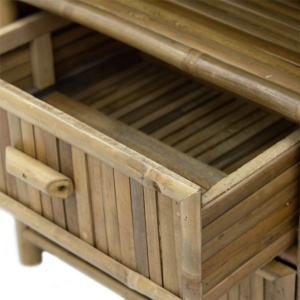 Κομοδίνο Ofra Bamboo 56x46x69 cm - Img 4