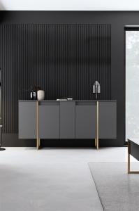 Κονσόλα Luxe Καρυδί 160x35x80 cm - Img 3