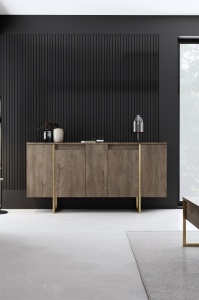 Κονσόλα Luxe Καρυδί 160x35x80 cm - Img 3