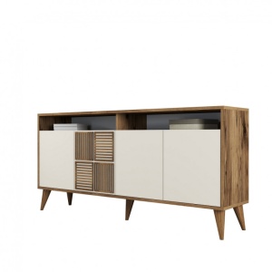 Κονσόλα Milan 160 - Walnut, Cream - Img 6