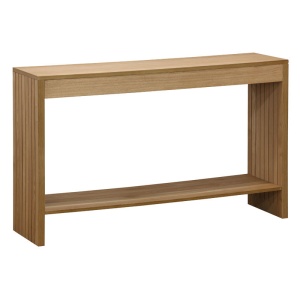 Κονσόλα Focused MDF σε χρώμα φυσικού ξύλου 120x35x74 cm