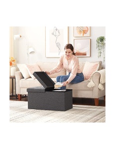 Κουτί Αποθήκευσης, Songmics, 80L, 300 Kg, LSF46GYZ, 76 x 38 x 38 cm - Img 2