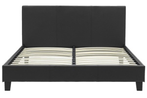 Κρεβάτι διπλό 150x200 cm Nevil 144 Μαύρο Ματ - Img 4