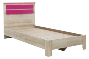 Κρεβάτι μονό Looney χρώμα ροζ 107x204.5x102 cm - Img 3
