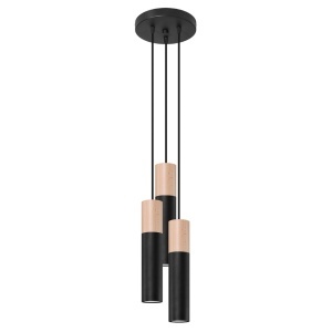 Κρεμαστό φωτιστικό GU10 Pablo V2 6x30, Φυσικό, 20x20x100 cm