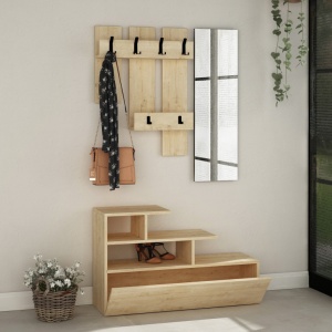 Κρεμάστρα Εισόδου Vesty - Oak, Oak - Img 2