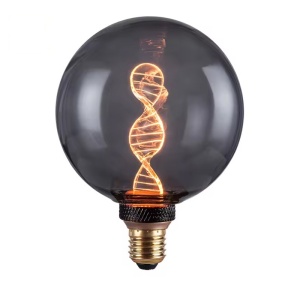Λαμπτήρας LED RN-DNA G125 3.5W E27 220-240V, Καπνιστό Γκρι, 12.5x12.5x16.4 cm