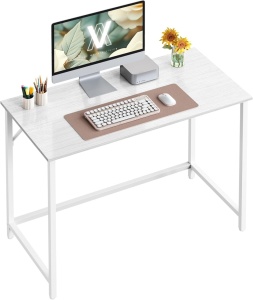 Λευκό Γραφείο Vasagle 101x50x75.5 cm
