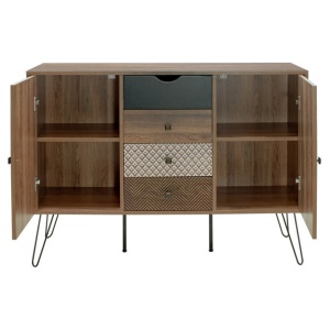 Μπουφές Boho Walnut 122x39.5x86 cm - Img 5