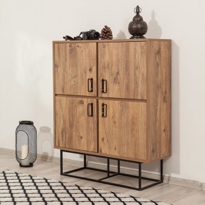 Ντουλάπα multifuncțional Quantum φυσικό 93x115x36 cm