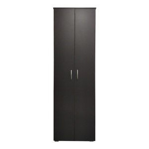 Ντουλάπα με 2 Πόρτες Racka Σκούρο Γκρι 58x34x186 cm - Img 3