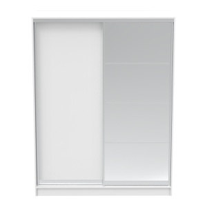 Ντουλάπα dormitor με Καθρέφτη Korredor Pako World Λευκό 160x60x220 cm - Img 3