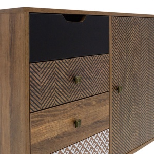 Ντουλάπι με Συρτάρια Boho Walnut 79.5x39.5x86 cm - Img 6