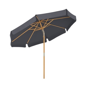 Ομπρέλα ηλίου Songmics Γκρι 300x300x250 cm