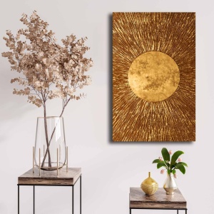 Πίνακας καμβά 4570NISC-023 Χρυσό 45x70 cm