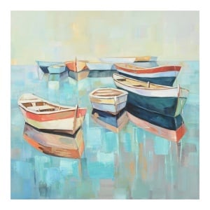 Πίνακας καμβά Boatty E Inart, Pako World, 100x3x100 cm