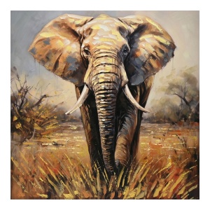 Πίνακας καμβά Elepho, Pako World, 100x3x100 cm