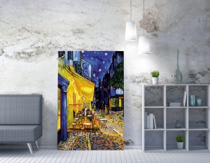 Πίνακας καμβά WY73 Πολύχρωμο 70x100 cm