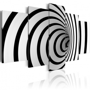 Πίνακας - A black & white hole 100x50 cm