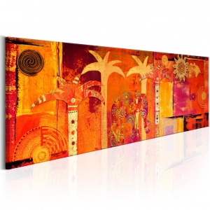 Πίνακας - African Collage 150x50 cm