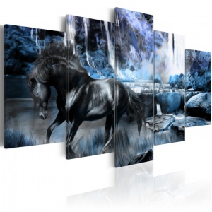 Πίνακας - Azure waterfall 200x100 cm