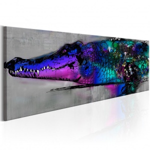 Πίνακας - Blue Alligator 135x45 cm