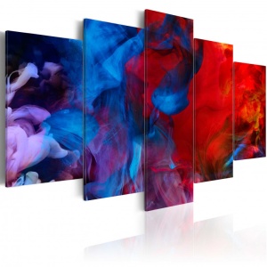 Πίνακας - Dance of Colourful Flames 100x50 cm