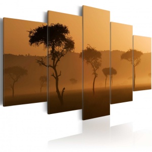Πίνακας - Fog over a savannah 100x50 cm