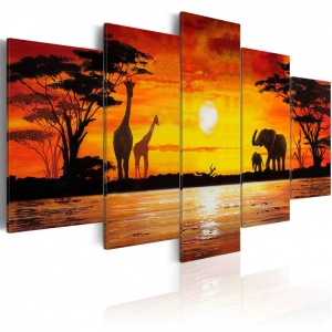 Πίνακας - Hot Safari 100x50 cm
