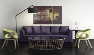 Πίνακας - lion (abstract) 120x80 cm - Img 2