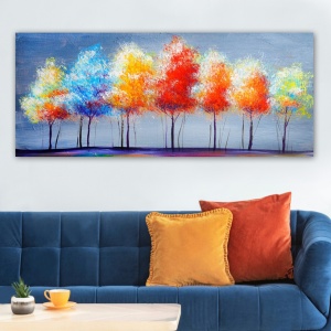 Πίνακας Mithra Oasis Πολύχρωμος 50x120 cm