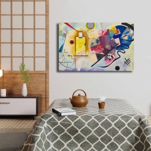 Πίνακας Rainbow Aurora Πολύχρωμος 45x70 cm