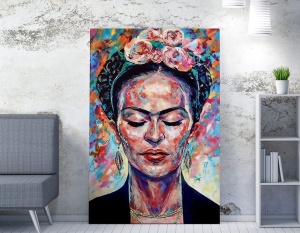 Πίνακας WY233 Πολύχρωμος 70x100x2 cm