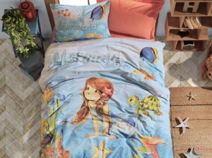 Παιδικά Κλινοσκεπάσματα Mermaid (Βαμβάκι 100%)