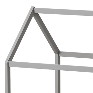 Παιδικό κρεβάτι Nino Montessori, Pako World, Γκρι, 90x190 cm - Img 6