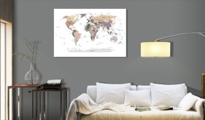 Πίνακας από φελλό - Where Today? [Cork Map] 120x80 cm - Img 2