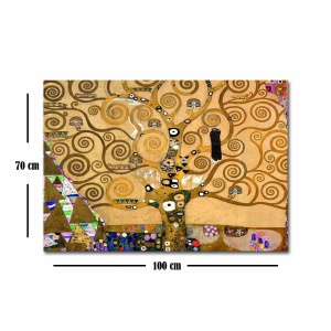 Πίνακας καμβά FAMOUSART-022 Πολύχρωμο 70x100x3 cm - Img 4