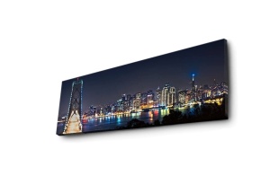 Πίνακας με LED 3090İACT Πολύχρωμο 30x90x3 cm - Img 5